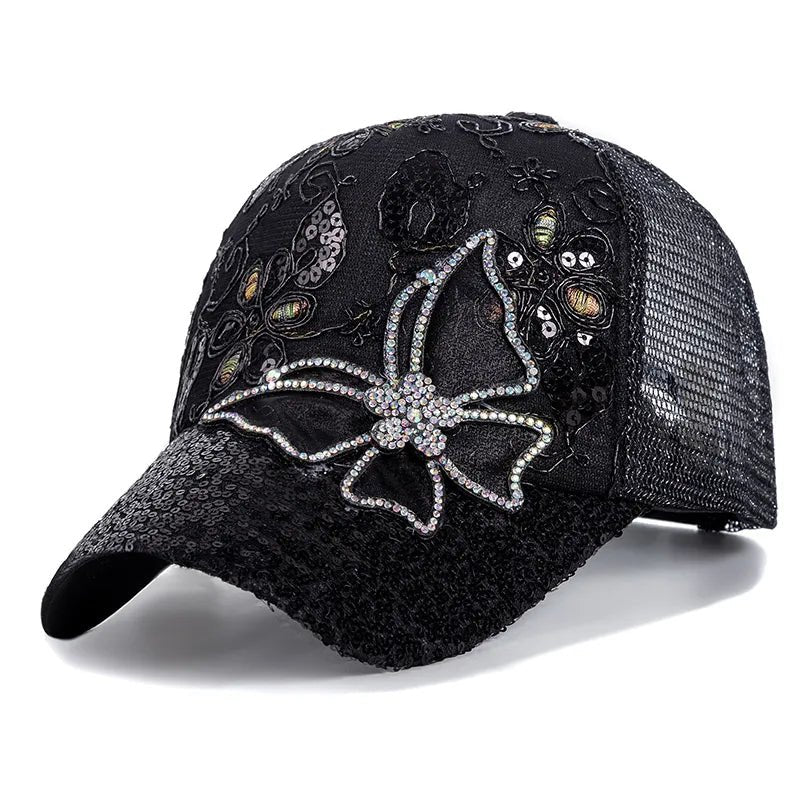 Butterfly Flower Pendant Baseball Cap – Your Perfect Blend of Chic and Casual! - Beachwear Australia