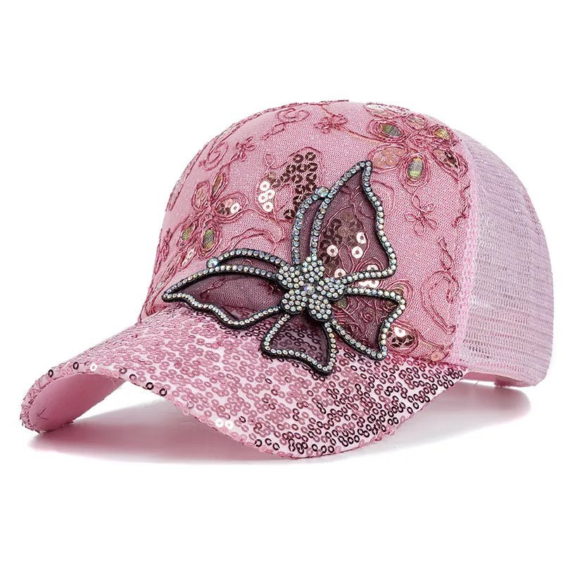 Must-Match Magic: Butterfly Flower Cap & Diamond Sunglasses for Your Ultimate Summer Style at Beachwear Australia! - Beachwear Australia