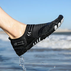 AquaFit Pro Swim Shoes Black Beachwear Australia