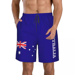 Aussie Pride: 3D Flag Shorts 2023 SKY BLUE Beachwear Australia