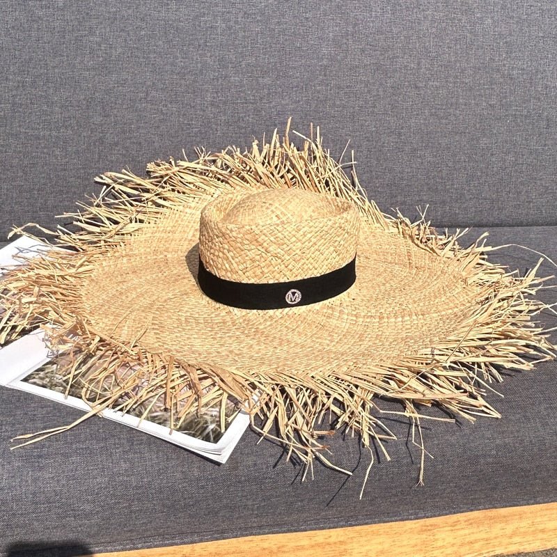 Lafite Straw Hat Concave top webbing2 Beachwear Australia