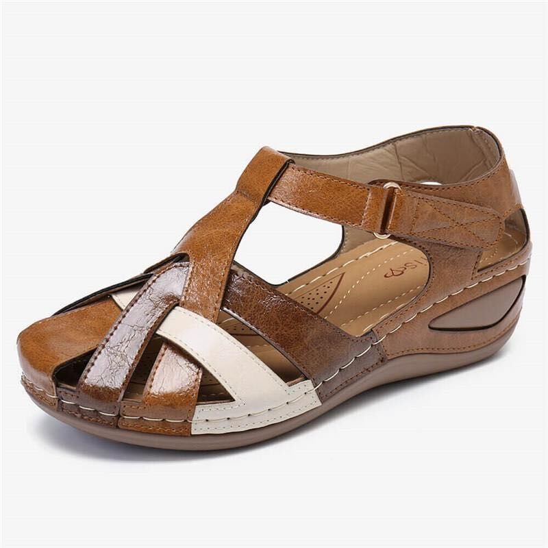 Retro-Inspired Anti-Slip Summer Sandals for Beach Brown Beachwear Australia