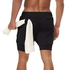 SwiftDry Performance Running Shorts All Black Beachwear Australia