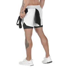 SwiftDry Performance Running Shorts White Beachwear Australia