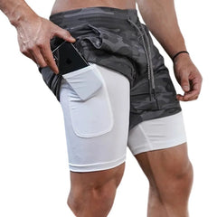 SwiftDry Performance Running Shorts Black Gray Beachwear Australia