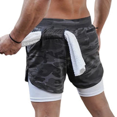 SwiftDry Performance Running Shorts Black Gray Beachwear Australia