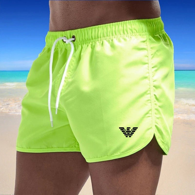 Versatile Men's Beach Fitness Shorts Light Green Beachwear Australia